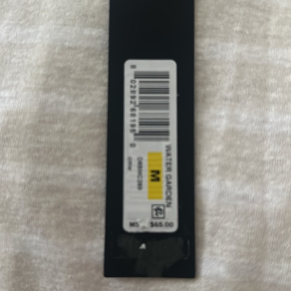 NWT Donna Karan sheer oversized tee. Cream and white stripe - Picture 6 of 7